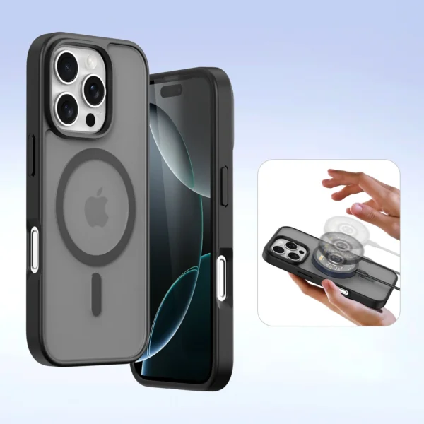 Dux Ducis Lawa Leather Case for iPhone 16 Pro - Blackeng