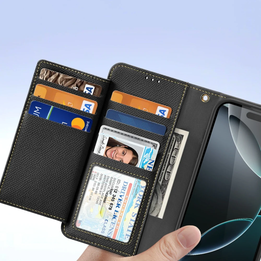 Dux Ducis Lawa Leather Case for iPhone 16 Pro - Blackeng