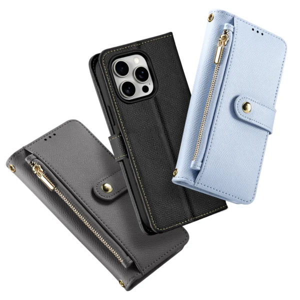 Dux Ducis Lawa Leather Case for iPhone 15 Pro - Blackeng