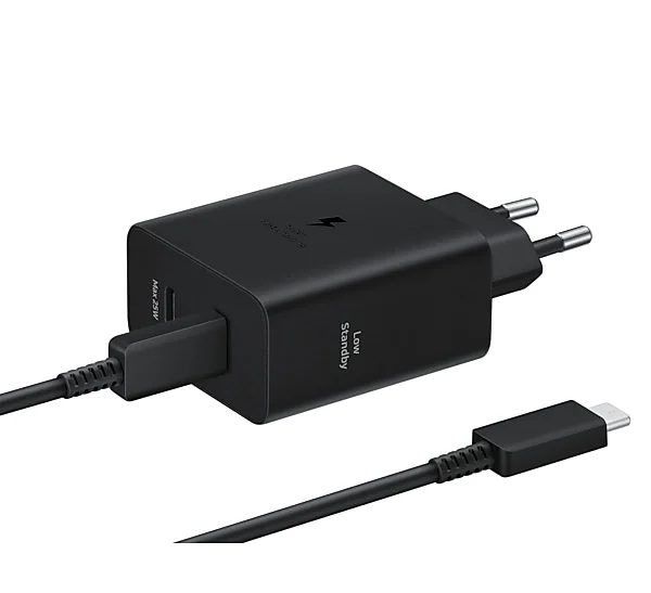 Samsung USB-C 50W Charger with USB-C Cable - Blackeng