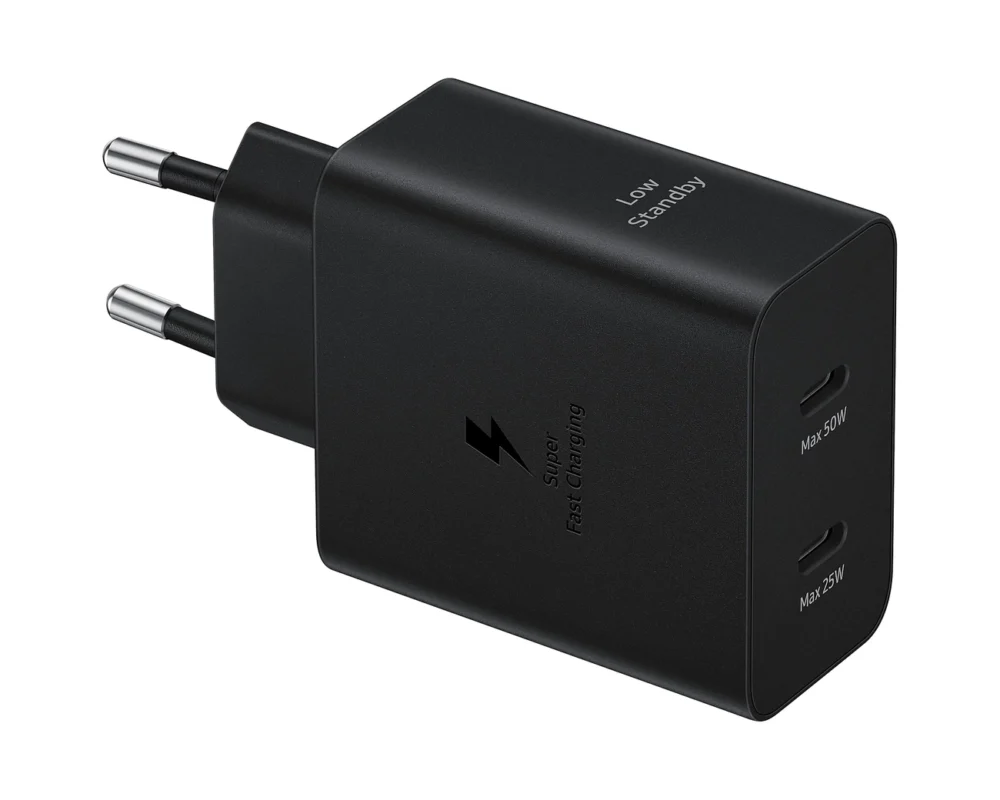Samsung USB-C 50W Charger with USB-C Cable - Blackeng