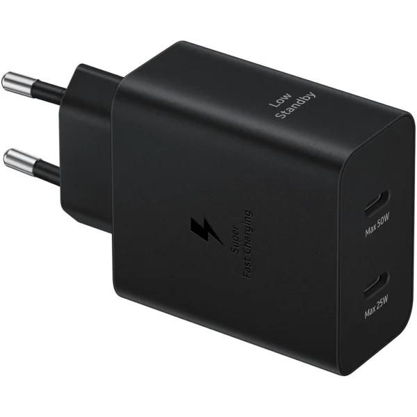 Samsung USB-C 50W Charger with USB-C Cable - Blackeng