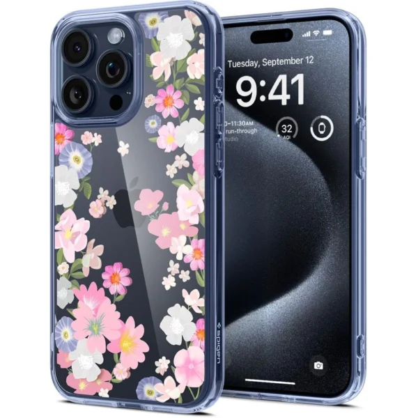 Spigen Ultra Hybrid iPhone 15 Pro Case - Cleareng