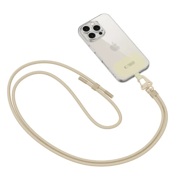 Tech-Protect C5S Rope Crossbody Strap Leash - Beigeeng
