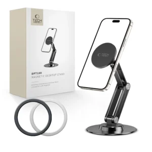 Tech-Protect DPT100 Magnetic MagSafe Desk Phone Holder - Blackeng