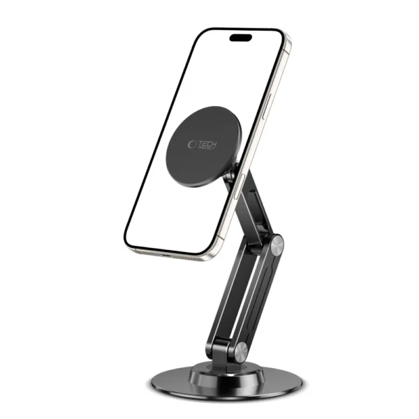 Tech-Protect DPT100 Magnetic MagSafe Desk Phone Holder - Blackeng