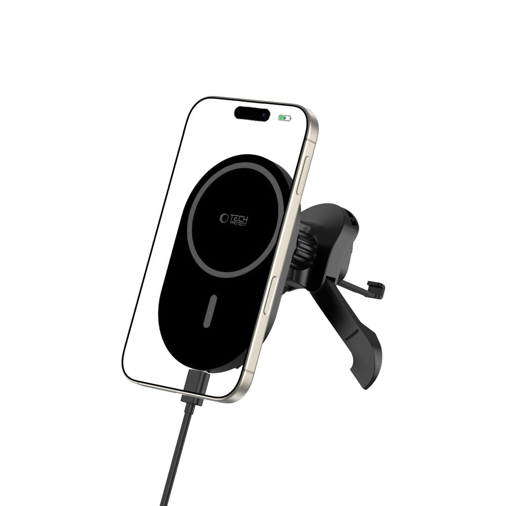 Tech-Protect MM15W-V6 Magnetic MagSafe Car Air Vent Holder - Blackeng