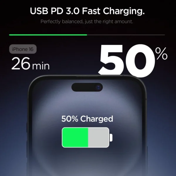 Spigen Essential EE201EU USB-C 20W Wall Charger - Blackeng