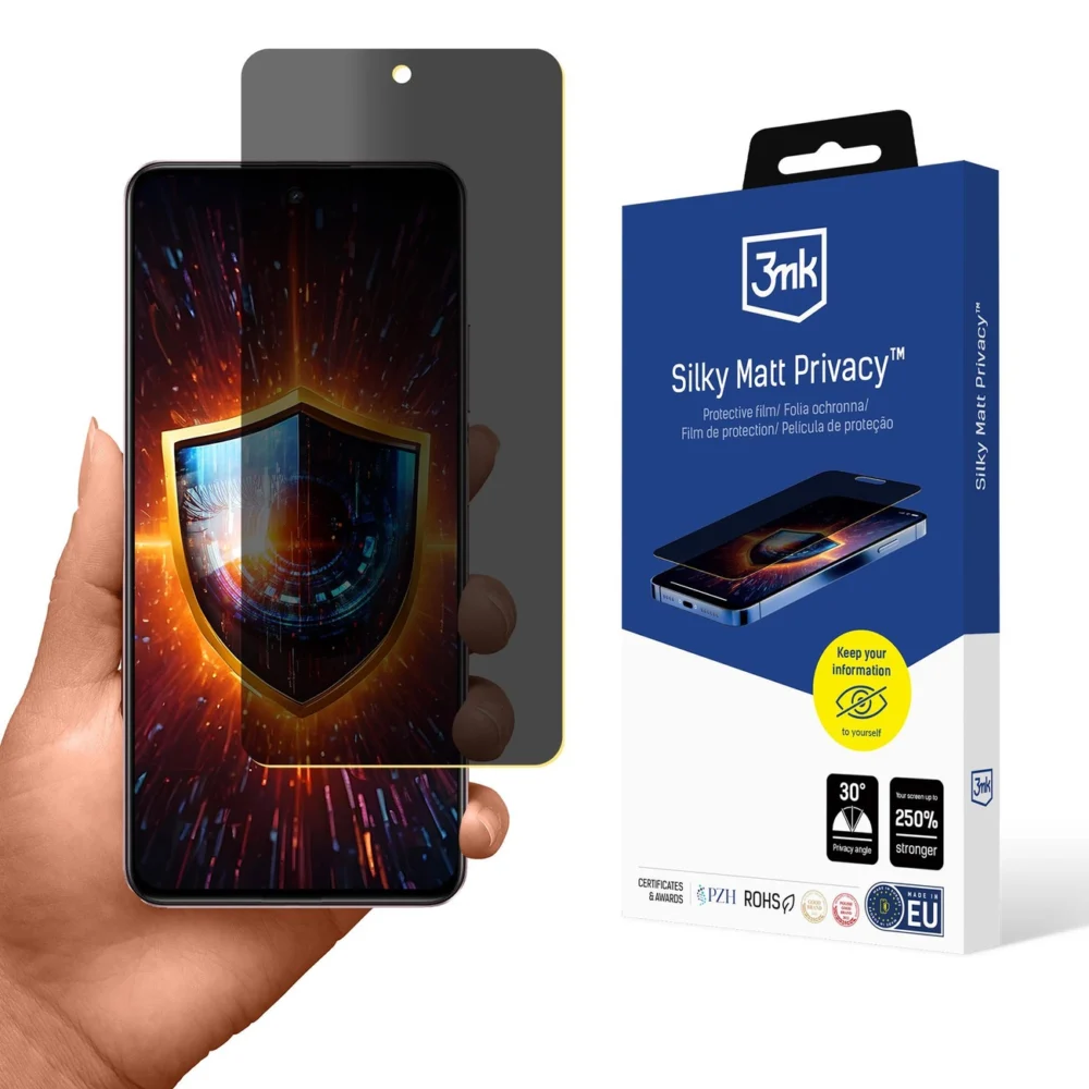 3mk Silky Matt Privacy Privacy Screen Protector for Realme C75xeng