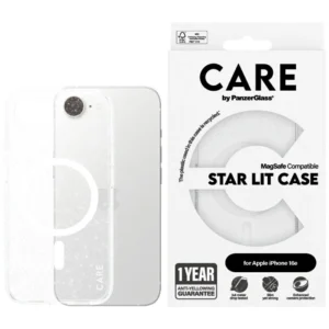 CARE by PanzerGlass Flagship Urban Combat StarLight White MagSafe iPhone 16e Case - Cleareng