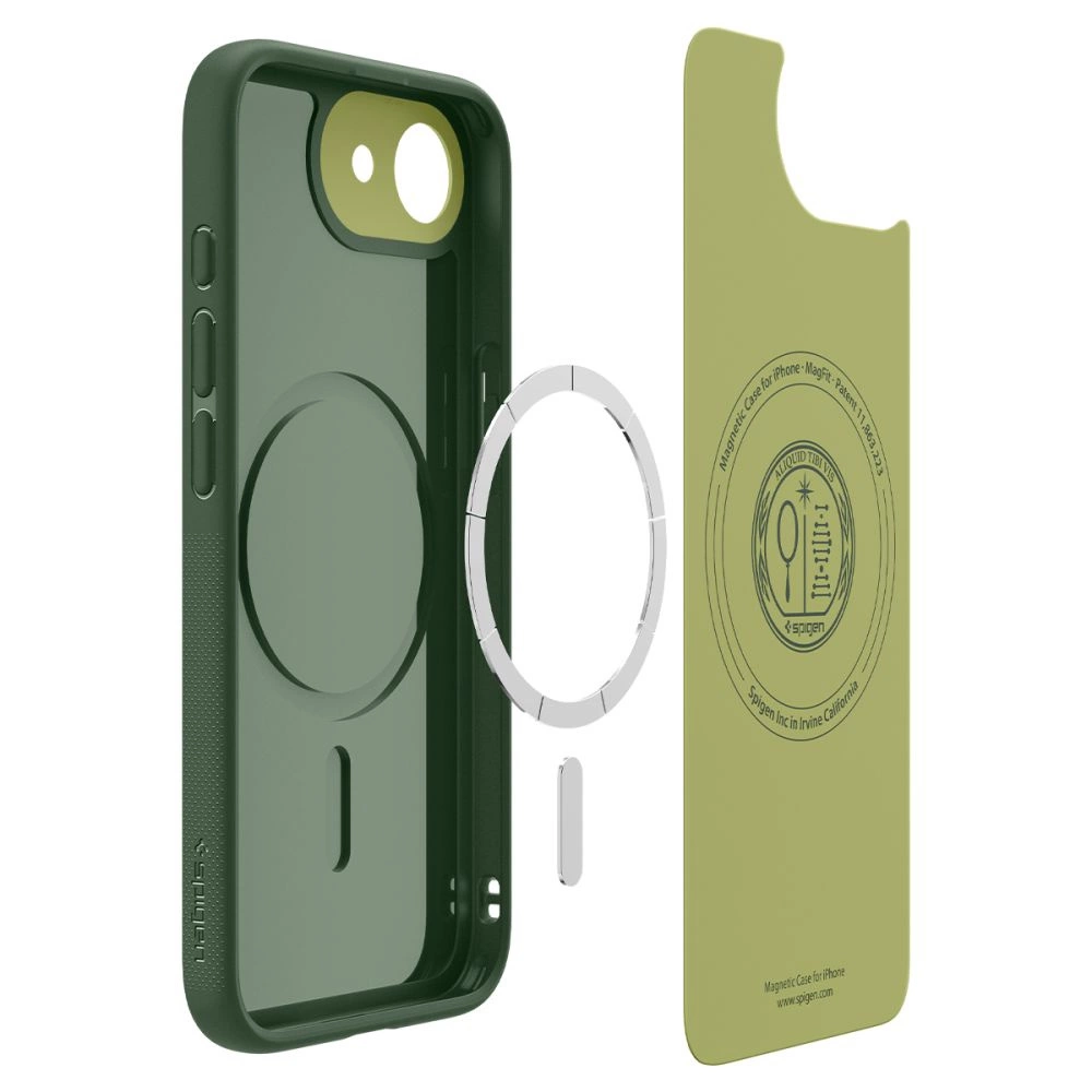 Spigen Nano Pop MagSafe iPhone 16e Case - Matte Greeneng