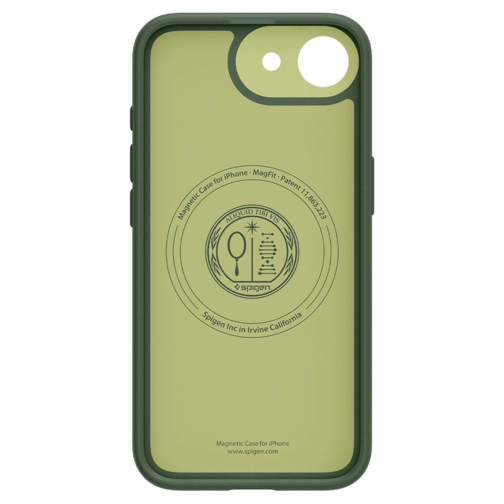 Spigen Nano Pop MagSafe iPhone 16e Case - Matte Greeneng