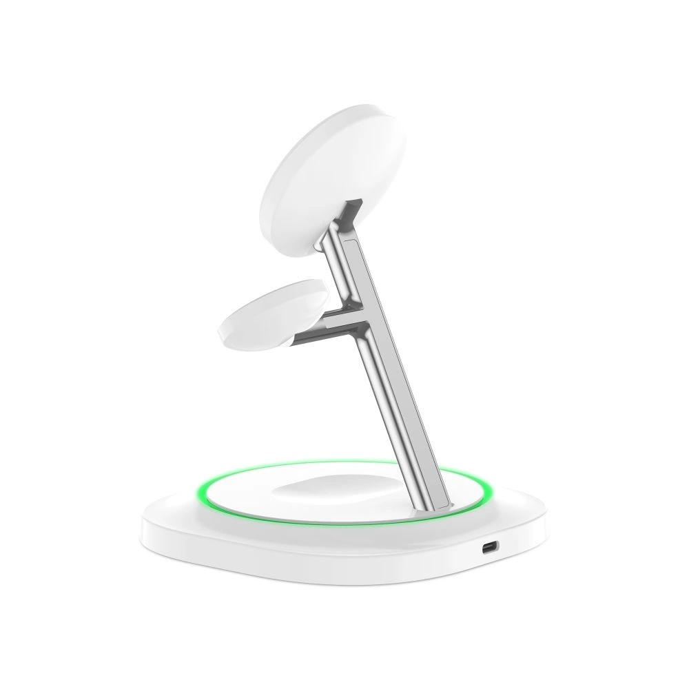Tech-Protect QI15W-A46 3in1 Magnetic MagSafe Inductive Charger - Whiteeng