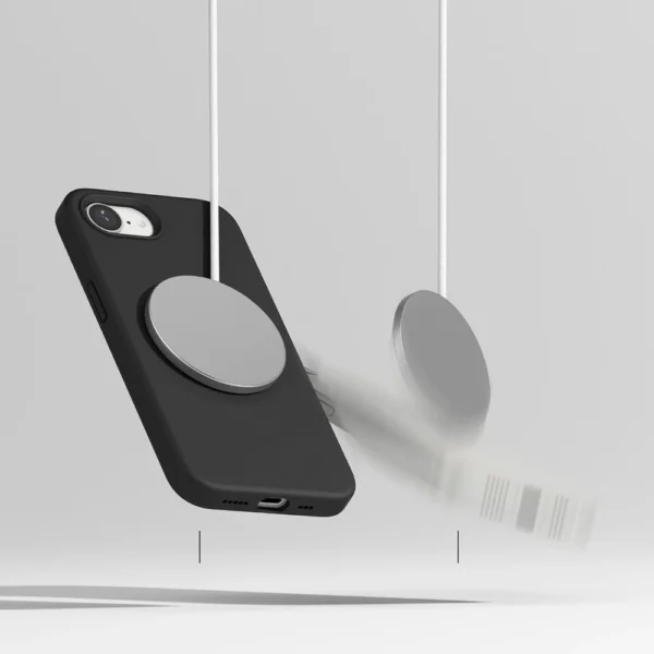 Ringke Silicone Magsafe iPhone 16e Case - Blackeng
