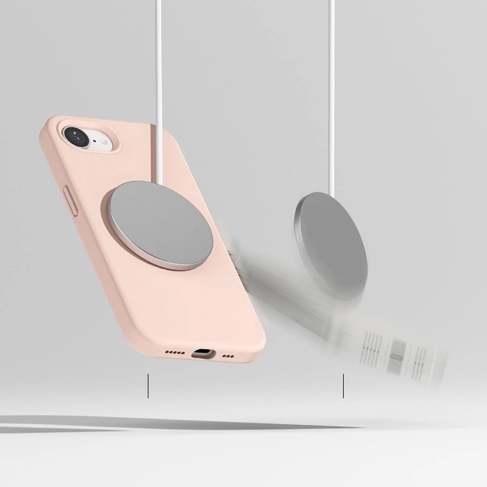 Ringke Silicone Magsafe iPhone 16e Case - Pinkeng