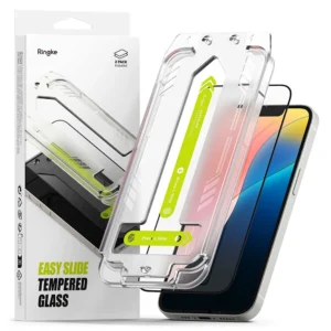 Ringke Easy Slide Tempered Glass 2-pack for iPhone 13 / 13 Pro / 14 / 16e - Cleareng