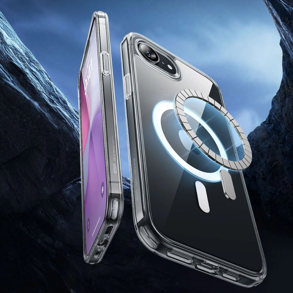 ESR Classic Hybrid Halolock MagSafe iPhone 16e Case - Cleareng