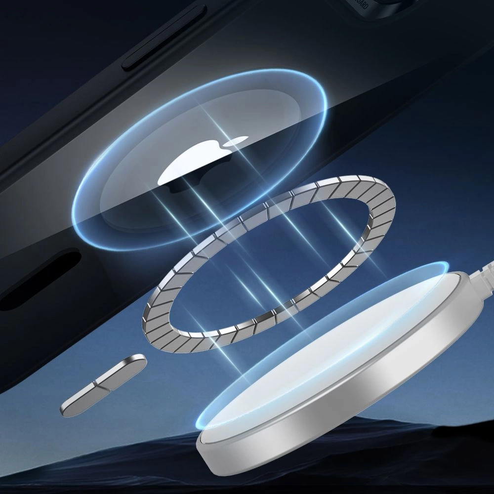 ESR Classic Hybrid Halolock MagSafe iPhone 16e Case - Clear-Blackeng