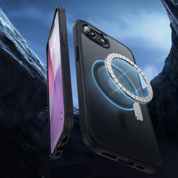 ESR Classic Hybrid Halolock MagSafe case for iPhone 16e - blackeng