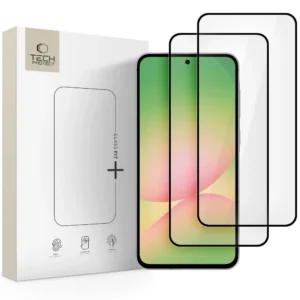 Tech-Protect Glass Fit+ 2-Pack Tempered Glass for Samsung Galaxy A36 / A56 5G - Blackeng