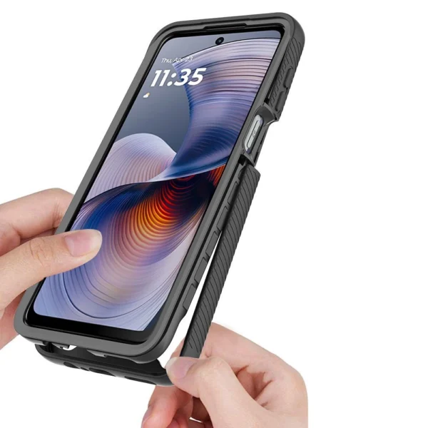 Tech-Protect Defense Case for Motorola Moto G15 / G15 Power / G05 / E15 - Blackeng