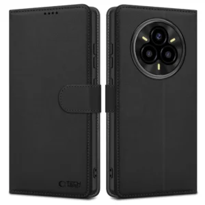 Tech-Protect Wallet Case for Realme 14 Pro+ 5G - Matte Blackeng
