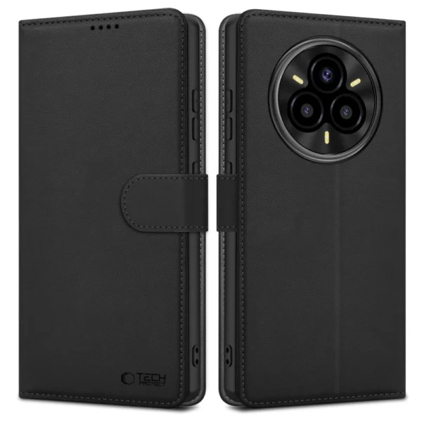 Tech-Protect Wallet Case for Realme 14 Pro+ 5G - Matte Blackeng