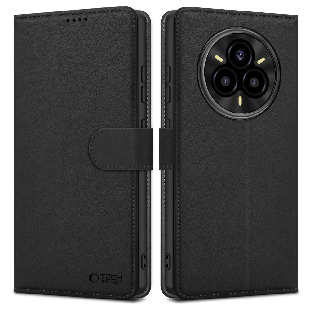 Tech-Protect Wallet Case for Realme 14 Pro+ 5G - Matte Blackeng