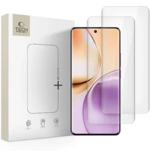 Tech-Protetect Glass UV+ 2-pack tempered glass for Realme 14 Pro 5G - transparenteng