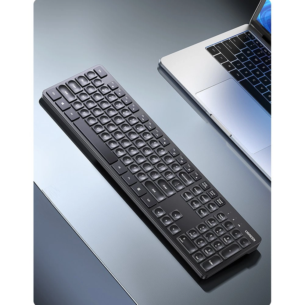 Ugreen KU004 90250 2.4GHz Wireless Keyboard for Windows / MacOS - Blackeng