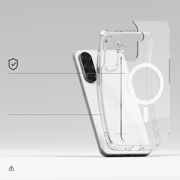 Ringke Fusion Magnetic MagSafe Case for Samsung Galaxy A36 / A56 5G - Transparenteng