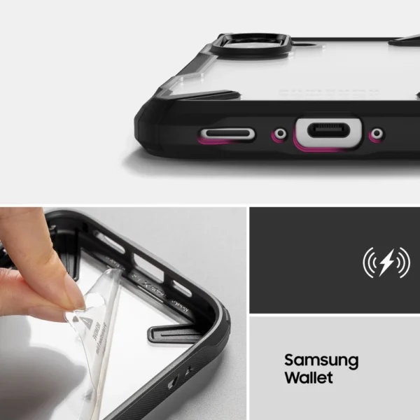 Ringke Fusion X Case for Samsung Galaxy A36 / A56 5G - Blackeng