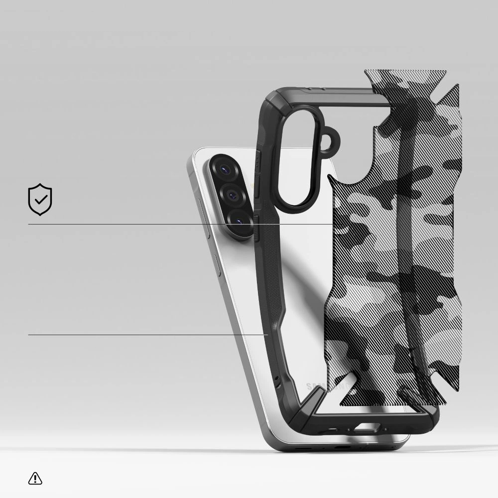 Ringke Fusion X Case for Samsung Galaxy A36 / A56 5G - Black Camoeng