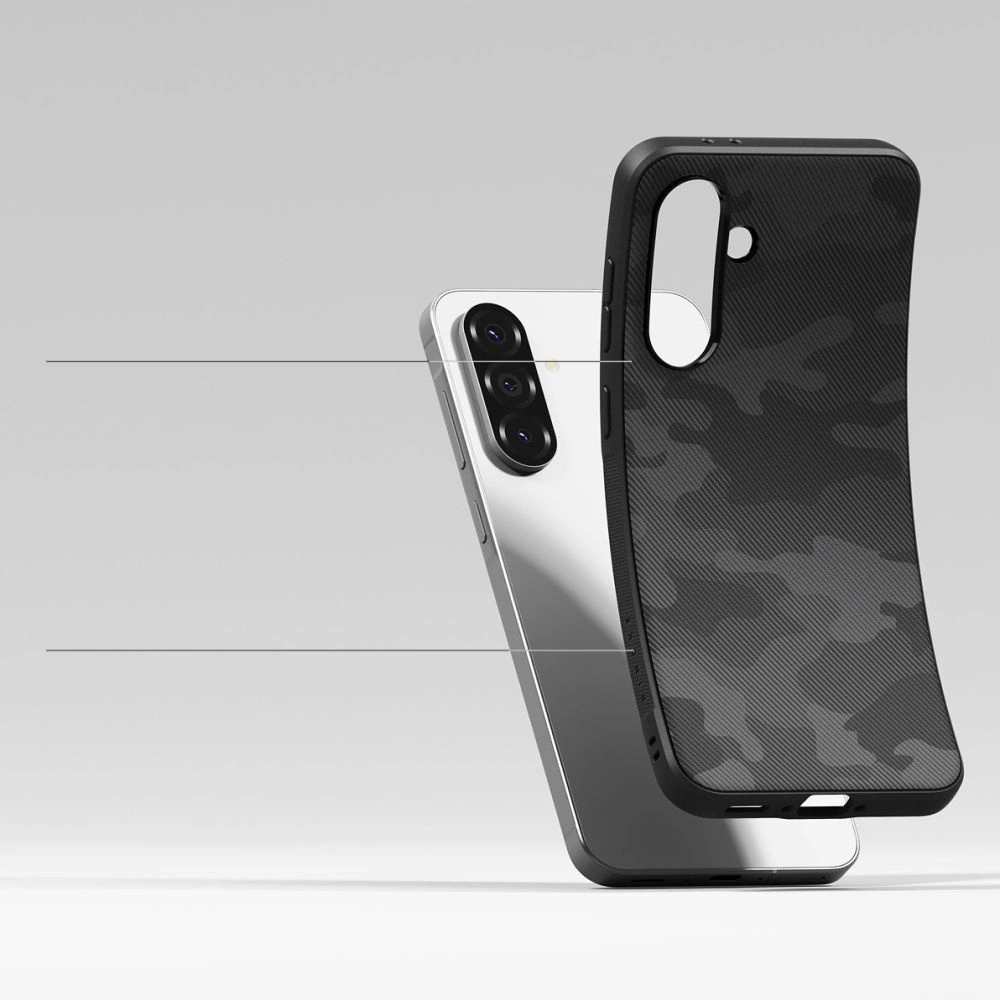 Ringke Onyx Case for Samsung Galaxy A36 / A56 - Black Camoeng