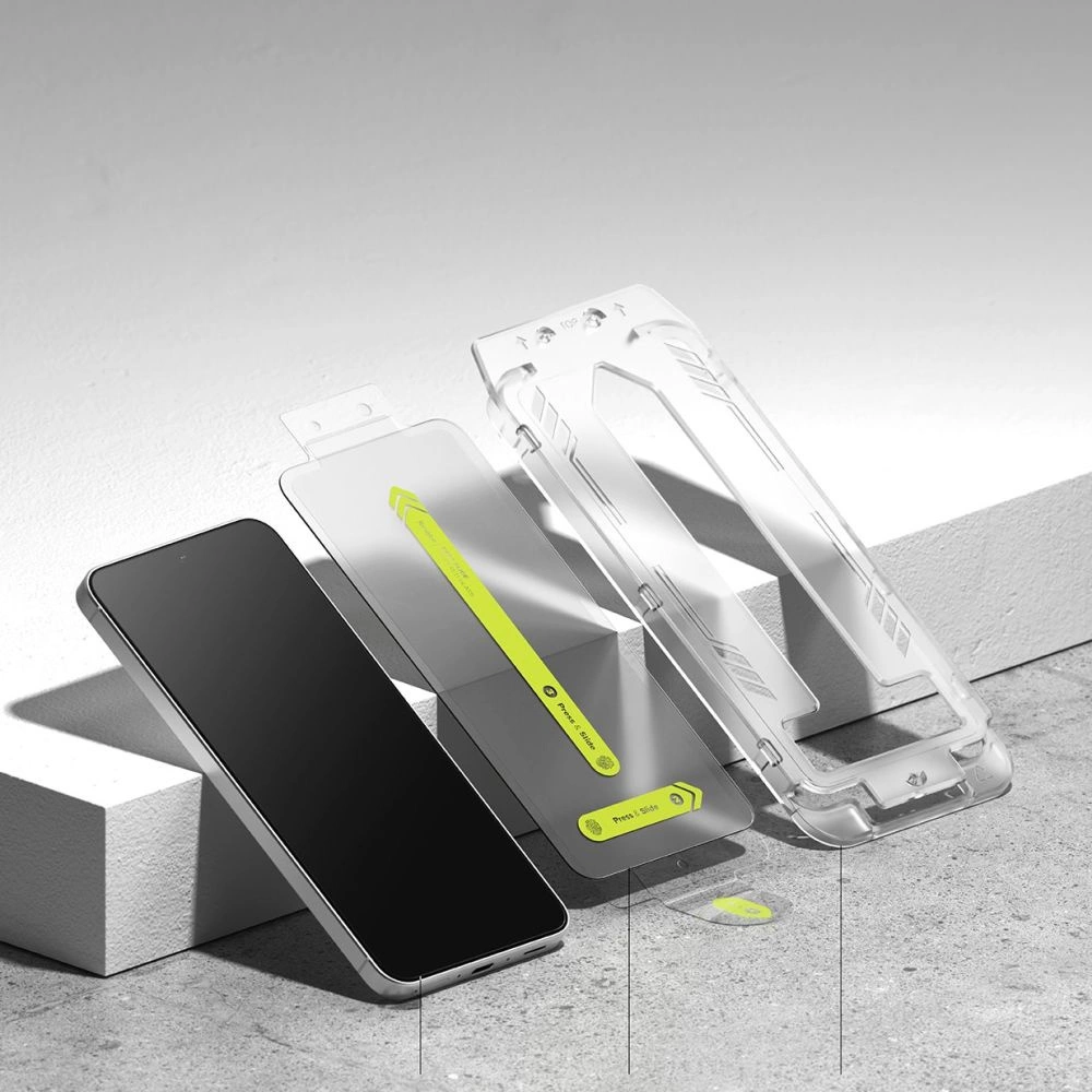 Ringke Easy Slide 2-pack tempered glass for Samsung Galaxy A56 5G - transparenteng