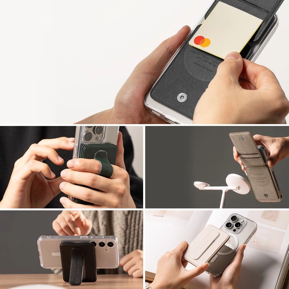 Ringke Wallet Slide Grip MagSafe case - blackeng
