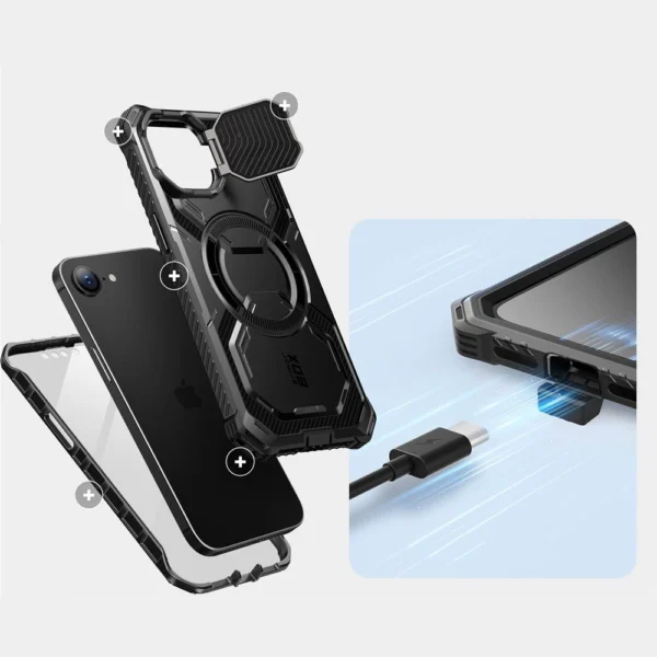 Supcase IBLSN Armorbox Mag iPhone 16e Case - Blackeng