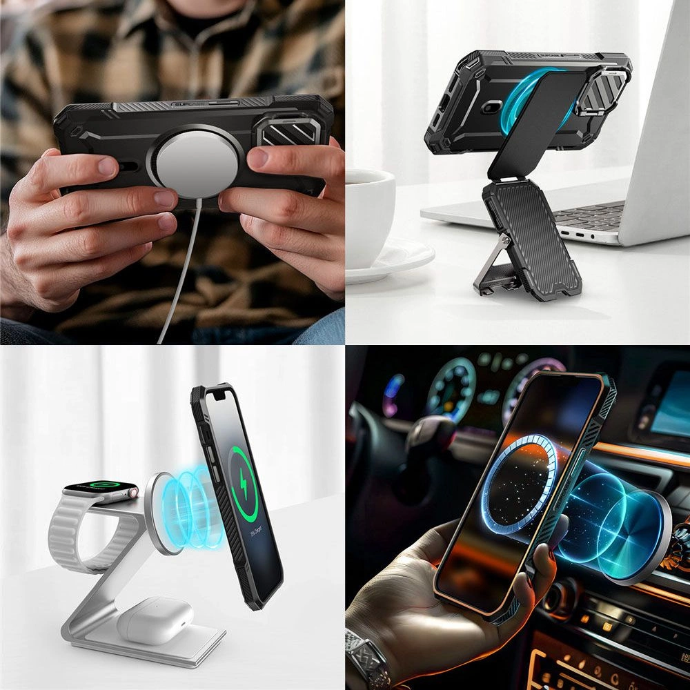 Supcase UB XT Mag MagSafe iPhone 16e Case - Blackeng