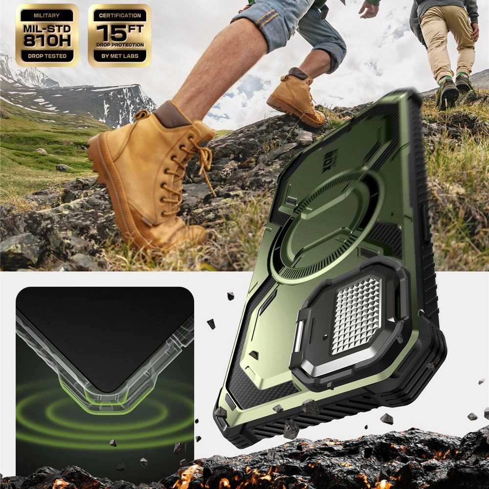 IBLSN Armorbox Mag MagSafe Supcase Case for iPhone 16e - oliveeng