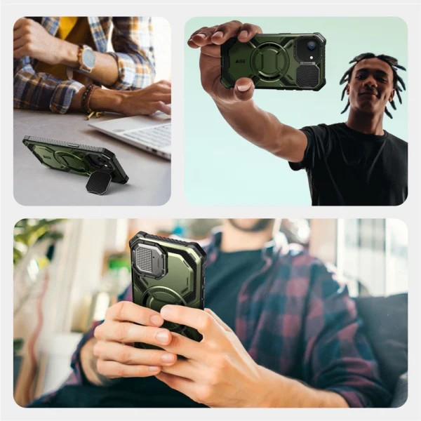 IBLSN Armorbox Mag MagSafe Supcase Case for iPhone 16e - oliveeng