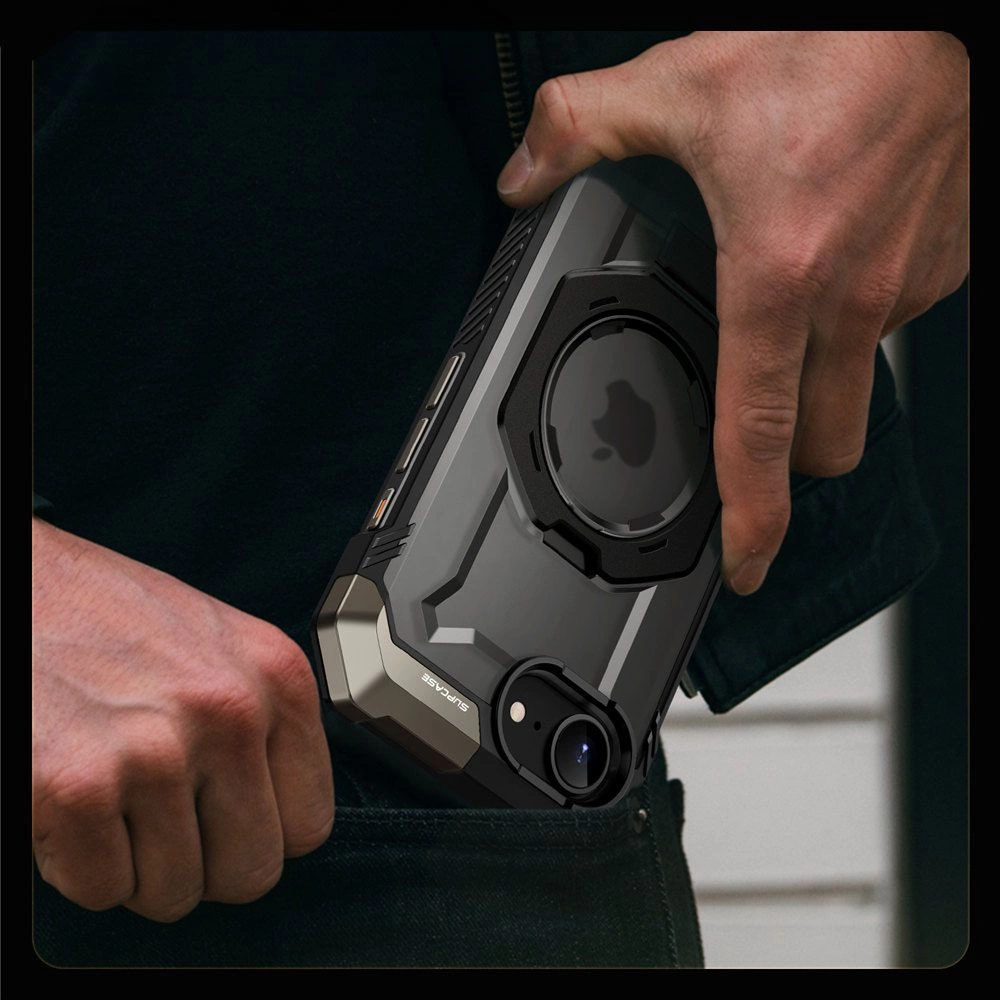 Supcase UB Grip Mag MagSafe iPhone 16e Case - Blackeng