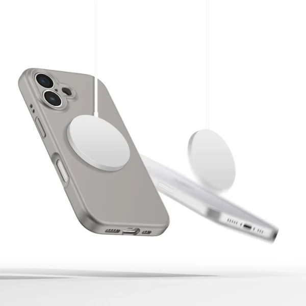 Tech-Protect Liquid Silicone MagSafe iPhone 16e Case - Grayeng