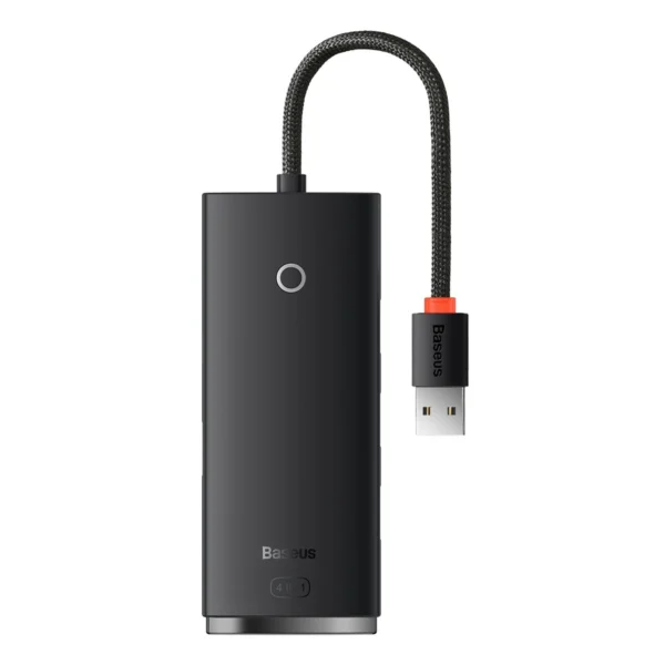 Baseus Lite Series HUB 4-Port (USB-A to 4xUSB-A 3.0) 0.25m black (WKQX030001)eng