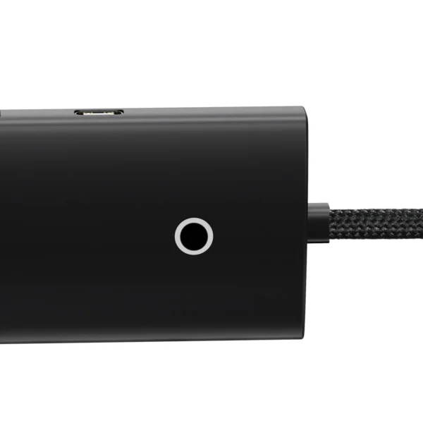 Baseus Lite Series HUB 4-Port (USB-A to 4xUSB-A 3.0) 0.25m black (WKQX030001)eng