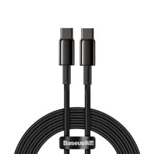 Baseus CATWJ-A01 USB-C - USB-C PD QC cable 100W 5A 480Mb/s 2m - blackeng