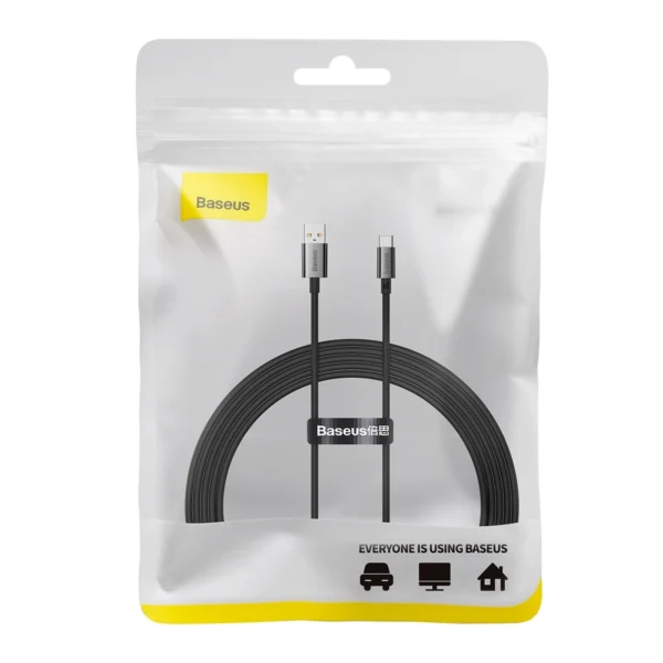 Baseus Superior Series USB-A / USB-C 100W Cable for Huawei / Honor 1.5m - Blackeng