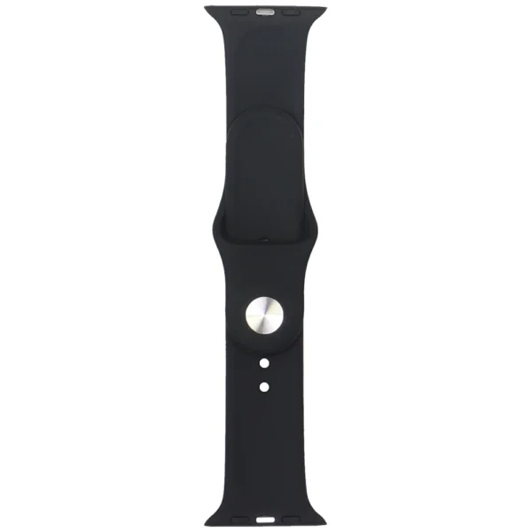 Audi Geometric Pattern Silicone Watch Strap for Apple Watch 44 / 45 / 46 / 49 mm - blackeng