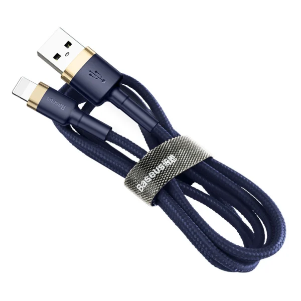 Baseus Cafule USB-A / Lightning 2.4A QC 3.0 cable 1 m - blue-goldeng