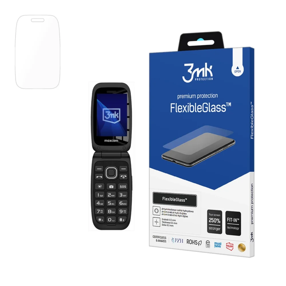 Hybrid glass 3mk FlexibleGlass on Maxcom Comfort MM828eng