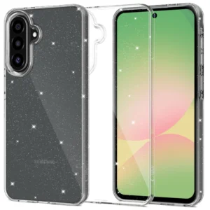 Tech-Protect FlexAir Case for Samsung Galaxy A36 5G - Clear-Glittereng